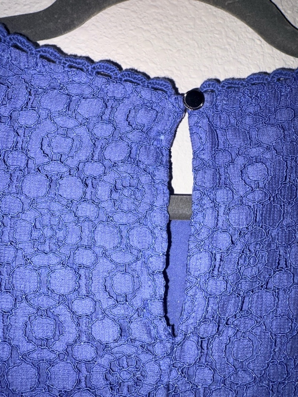 Banana Republic Cornflower Blue Lace Long-Sleeve Top - Picture 5 of 6